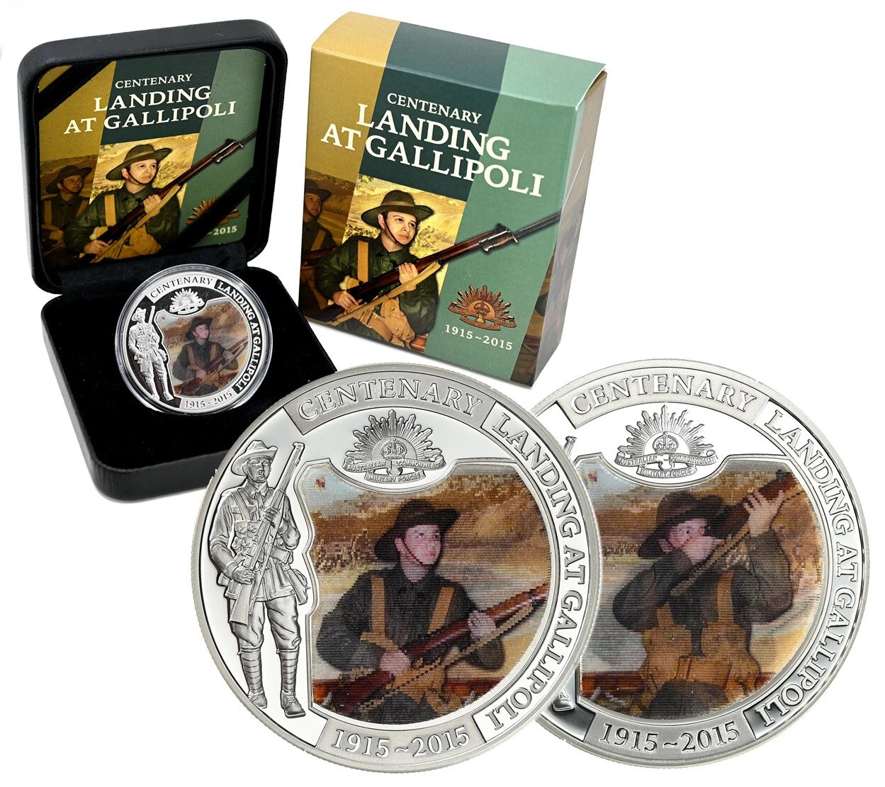 2015 Downies $5 Centenary of Landing at Gallipoli Niue Silver Proof Coin